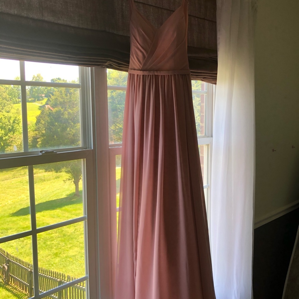JJs House Bridesmaid dress dusty rose